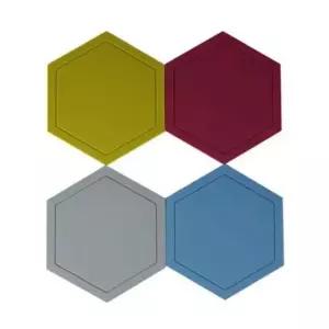 랜덤발송 냄비받침 2P 실리콘 육각 비비또 육각냄비받 (WFKB8BB)