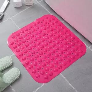 욕실 타일용베스트 미끄럼 방지 매트 핑크 색상 안전 바닥