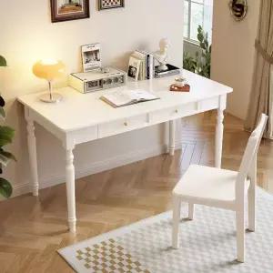 거실 서재 책상 원목 모던 사무실 공부 일자형