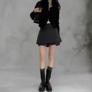 여성 데일리 하이웨이스트 미니 치마바지