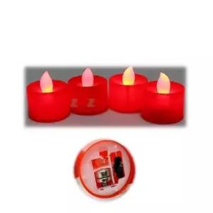 [하프클럽/]LED 양초 4개입(약3.6X4.3cm) 건전지 포함