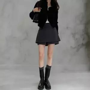 [옷자락]여성 데일리 하이웨이스트 미니 치마바지