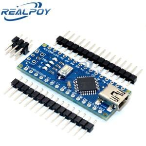 호환 NANO V3.0 컨트롤러 터미널 어댑터 확장 보드 아두이노 AVR ATMEGA328P용 플레이트