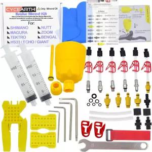 시마노 테크로 마구라 줌 바이크 미네랄 오일 유압 디스크 전문 공구 세트용 사이어스 자전거 브레이크