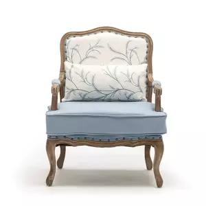 1인용 윙체어 패브릭 다이닝 카페 암체어