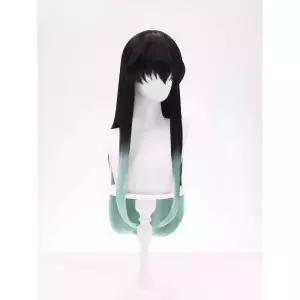 귀멸의칼날 코스튬 토키토 무이치로 가발 할로윈 귀칼 귀멸의칼날 그라데이션