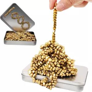 마그네틱 페라이트 퍼티 록 1000개 이상의 미니 약한 자석 매끄러운 페블 작은 비드 피젯 장난감 볼 및