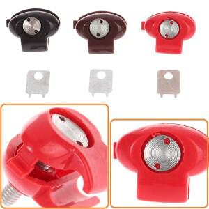 방아쇠 맥세이프용 총 잠금 장치  ABS 키 소총 권총 총기 사냥 및 사격 액세서리