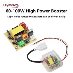 범용 100W 부스트 모듈 야외 태양광 패널 인버터 고전력 DC 12-16.8V ~ 220V