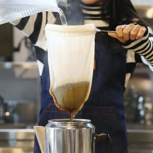 [호환품]재사용 가능 다기능 필터 백 미세 메쉬 코튼 여과 커피 우유 차 머신 드립 백