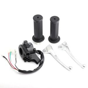 바이크 오토바이 스로틀 가속기 핸들 그립 브레이크 레버 Yamaha PW50 PW PY 50 PEEWEE PIWI 먼지 핏 자전