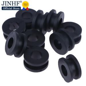 10Pcs 바이크 오토바이 사이드 커버 고무 그로밋 가스켓 페어링 액세서리 18x10x9mm