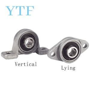 KFL08 KP08 보어 직경 베개 블록 플랜지 마름모 베어링 아연 스틸 3D 프린터 T8 리드 나사용 DIY 부품 8mm