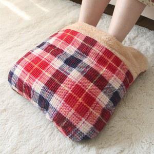 풋워머 푹 보온 기본 발보온 가무실 붉은 부츠 접이식 다용도 발담요 두꺼운 난로파티션