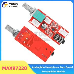 MAX97220 오디오파일 헤드폰 앰프 보드 볼륨 조절 기능 프리앰프 모듈 DAC/오디오 시스템용 미니 소형 호환