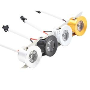 LED 리세스된 캐비닛 미니 스포트 라이트 3W 110V 220V 다운라이트 12V  쥬얼리 쇼 드라이버  4000K 천장