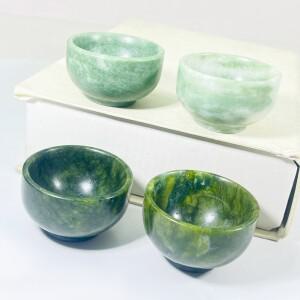 1PC 천연 크리스탈 옥 그릇 컵 콜리플라워 석영 컵 Degaussing Bowl Reiki Healing Home De