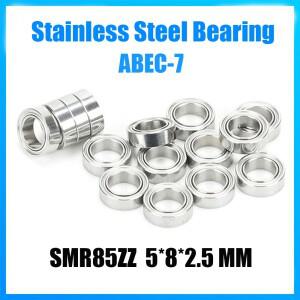 스테인리스 스틸 롤러 L-850ZZ 볼 베어링 SMR85ZZ ABEC-7 440C 5x8x2.5mm 10 개