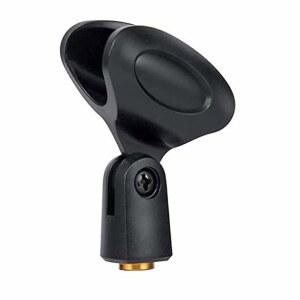 [미국배송] SM57 SM58 SM86 SM87과 같은 모든 휴대용 송신기용 2팩 대형 마이크 클립