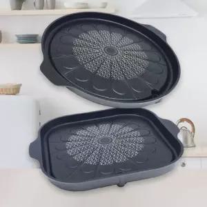 다용도 구이 불판 캠핑 가정용 고기 철판 프라이팬