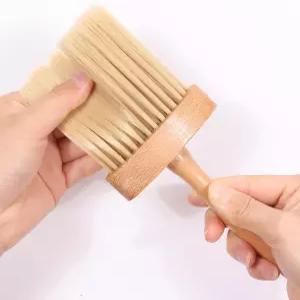 나무 손잡이 키보드 브러시-부드러운 칫솔모 컴퓨터 PC 노트북 청소용 자동차 디테일 브러시