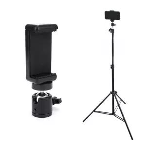 핸드폰 홀더 볼헤드 마운트 스탠드 삼각대 헤드 거치대 촬영 카메라 DSLR