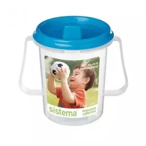 유아컵 뉴질랜드 시스테마 유아 핸디 스파우트컵 250ml (블루) 유아물컵