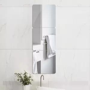 벽 안전 시트지 거울 부착식 아크릴 15cm 미러아크릴 붙이는 인테리어