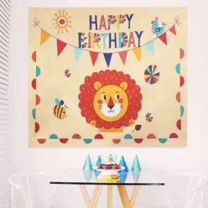 대형 패브릭 생일축하 친구들 포스터 (WFKBL6R)