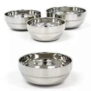 [조르지오]이중 AV48SW47 보온 스텐 대접 국그릇 식판그릇 10.3x4.7cm 1호