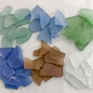 고품질 바다유리 재료 활동 아트 공예 조각 씨글라스 DIY 체 DIY공예 (WFKBOWV)