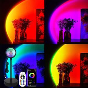 LED 프로젝션 조명 일출 무지개 앱 색상 사진 배경 직접 방송 파티 주변