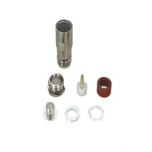 1pcs N 암 잭 커넥터 클램프 RG8 LMR400 7D-FB 케이블 RF 동축 스트레이트 새 와이어 터미널