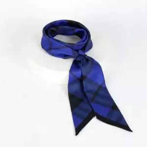 [버버리]생산 Skinny Checkered Silk Scarf 8083558 스키니 체크 실크 스카프 819829