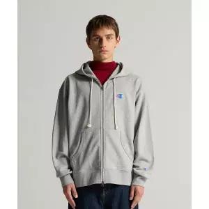챔피온 CHAMPION 헤리티지 로고 루즈핏 후드 집업 Grey CHPU252KPHZ023GR 598995