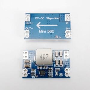 5Pcs 고효율 출력 3.3V 5V 9V 12V 5A Mini 호환560 스텝 다운 DC-DC 컨버터 전압 조정기 벅 전원 공급 장치