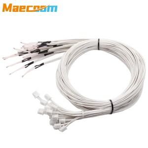 호환 3D 프린터 부품 서미스터 NTC 온도 센서 3950 1% Line100150cm 100K(XH2.54 Dupont 터미널 2P 커넥터