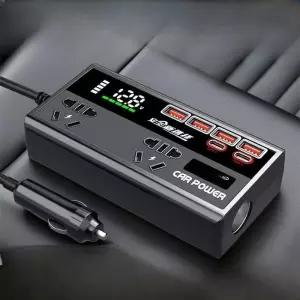 차량용 시거잭 인버터 12V 24V 겸용 순수 정현파 노트북 사용 고전력 전원 어댑터