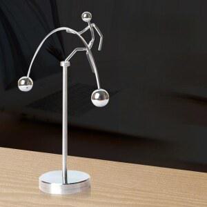 사람 장식 중심잡는 인형 운동기구 밸런스 자이로스코프 스쿼트 균형잡는 홈트 반구형