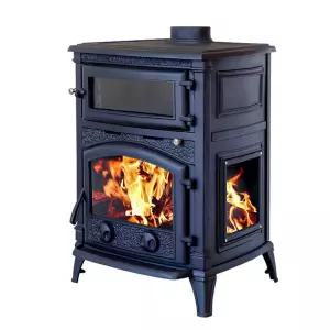 고급저택 별장 신일 내열 세리믹실링 주물난로 요리용 오븐기능