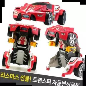 트랜스퍼 자동 변신 로봇 자동차 원격 조종 무선 회전