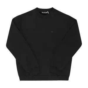 [아크네스튜디오] CI0187 BLACK (900) 페이스 로고 패치 공용 맨투맨