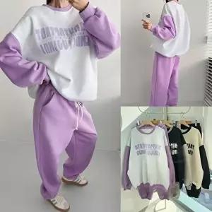 [셀러허브 패션]위쉬몰 MA 레디배색맨투맨조거세트(V932H512) 빅사이즈