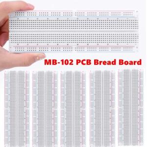 10-1PC MB-102 프로토타입 PCB 솔더리스 브레드보드 프로토보드 회로 DIY 키트