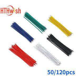 주석 도금 브레드보드 PCB 납땜 케이블 26AWG 7.8cm 플라이 점퍼 1007-26AWG 도체 와이어 커넥터 DIY 50-12
