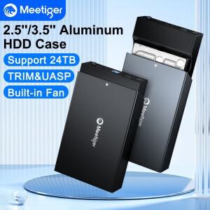 Meetiger 2.5 3.5 인치 HDD 케이스 USB 3.0-SATA 외장형 하드 드라이브 리더 인클로저 PC 노트북 용 고속