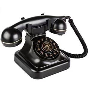 옛날 전화기 레트로 전화 화기 장 다이얼 엔틱 복고