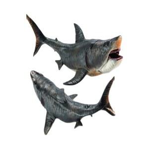 죠스 피규어 같은 백상아리 식인상어 메가로돈