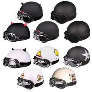 HBA 레트로 반모 페이스 MT 4 ptr 바이크 스쿠터반모헬멧 할리헬멧 배달 화이바