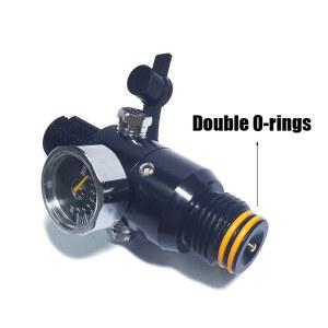 공압실린더 HPA 압축 공기 실린더 조절기 정압 밸브 어댑터 4500psi 입력 출력 800psi 3000ps